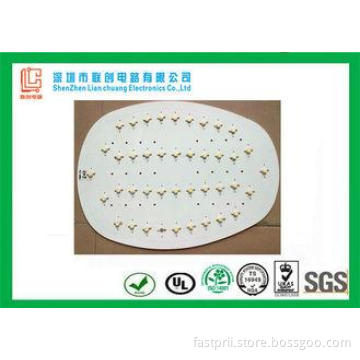 LED aluminum pcb Light 1.6mm , Aluminium base pcb 1 oz UL /